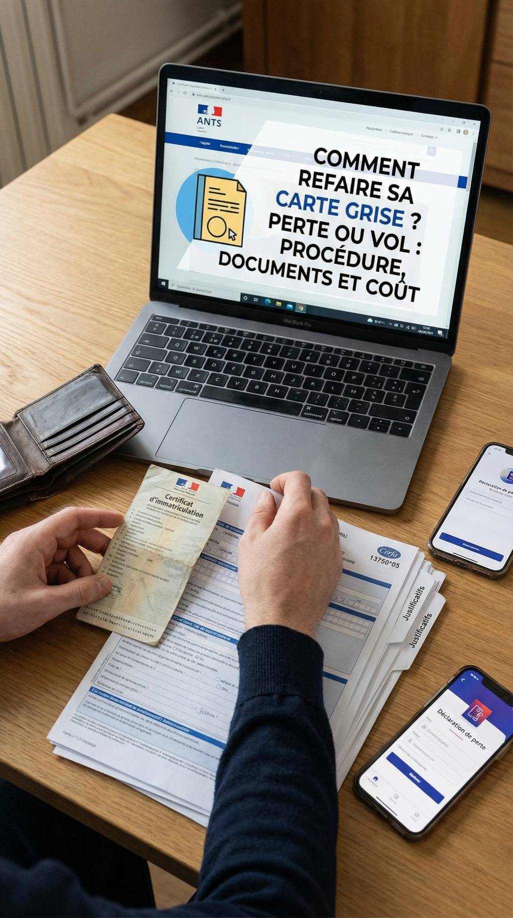 Comment refaire sa carte grise n cas de perte ou de vol : procédure, documents et coût
